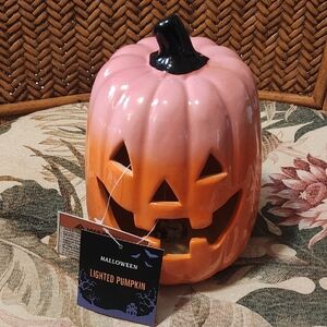 HALLOWEEN DECOR LIGHTED PUMPKIN